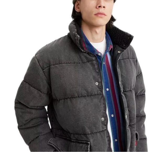 Levi’s Men’s Western Super Puffer Jacket - Picture 2 of 16